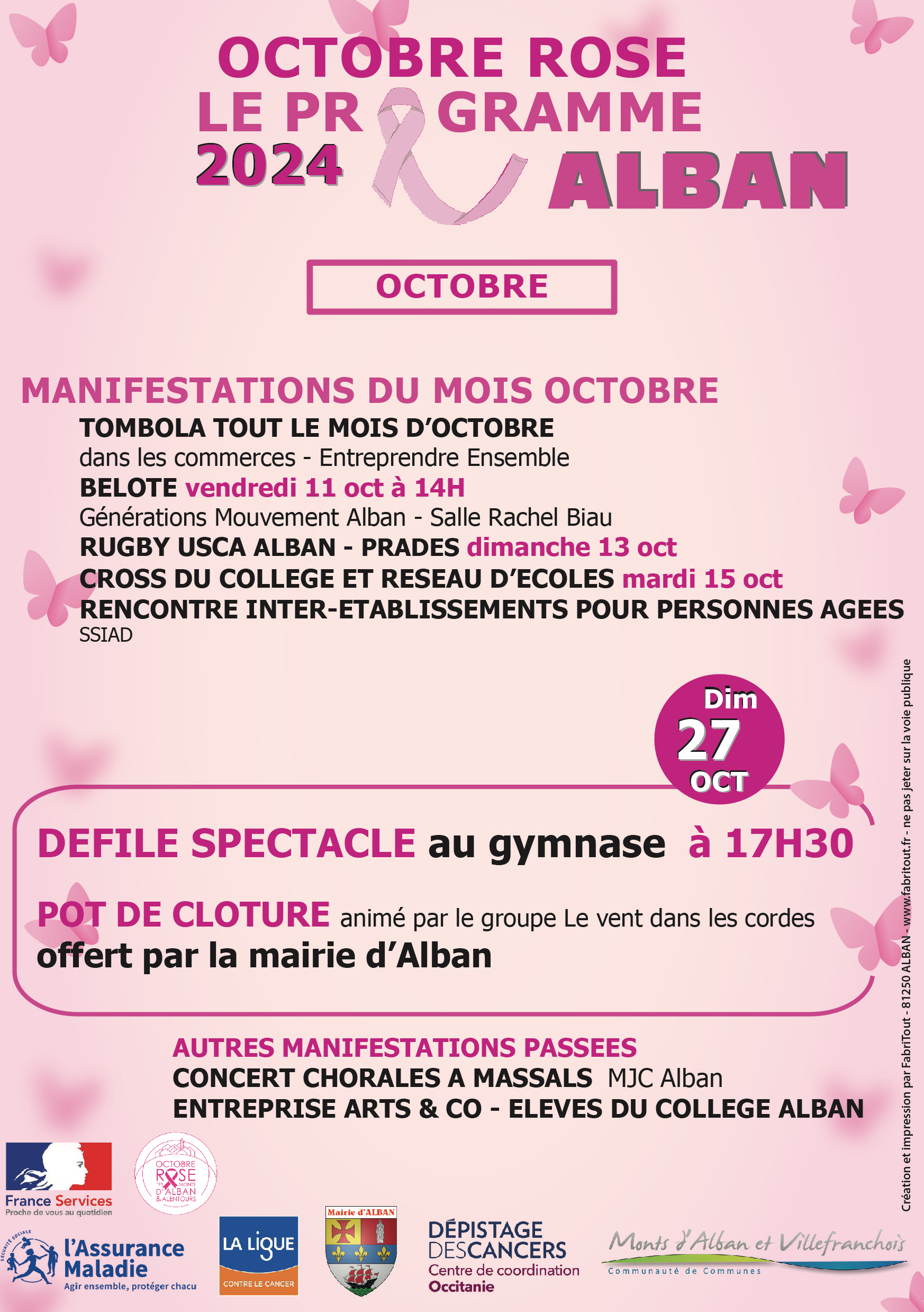 Octobre rose, à Alban