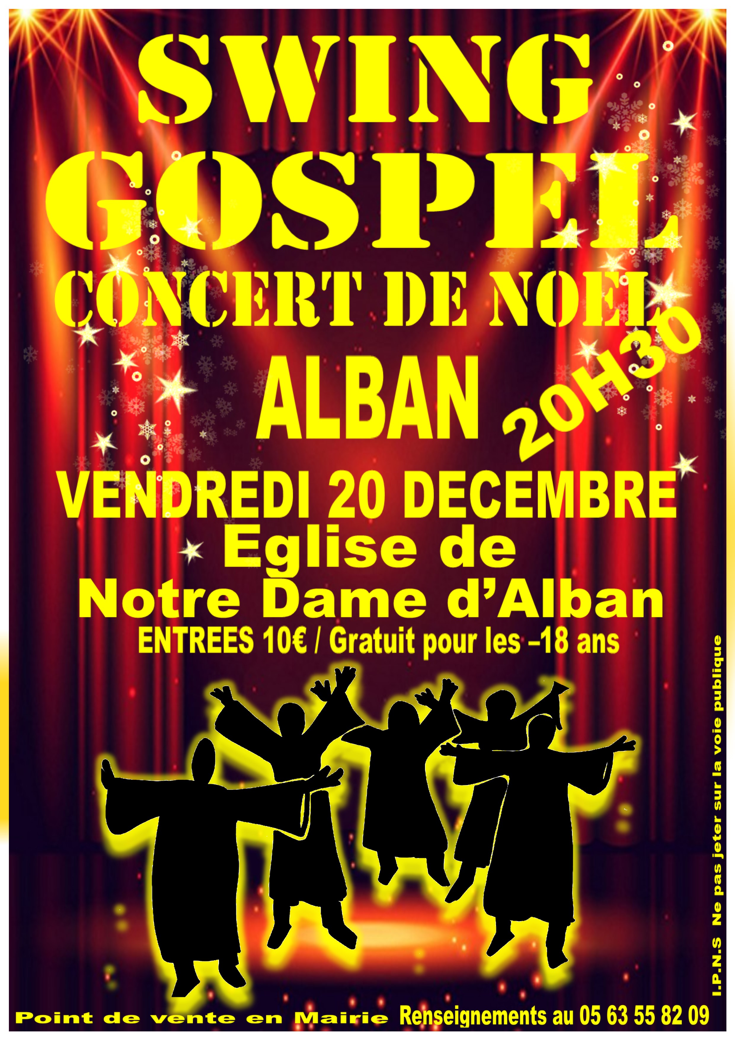 Concert de Noël, à Alban