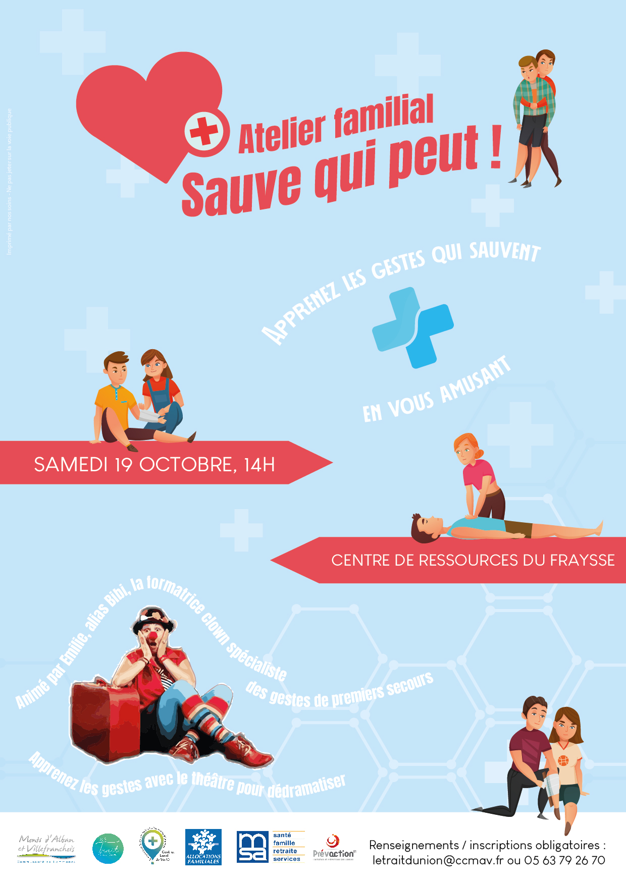 Atelier familial "Sauve qui peut !" au Fraysse