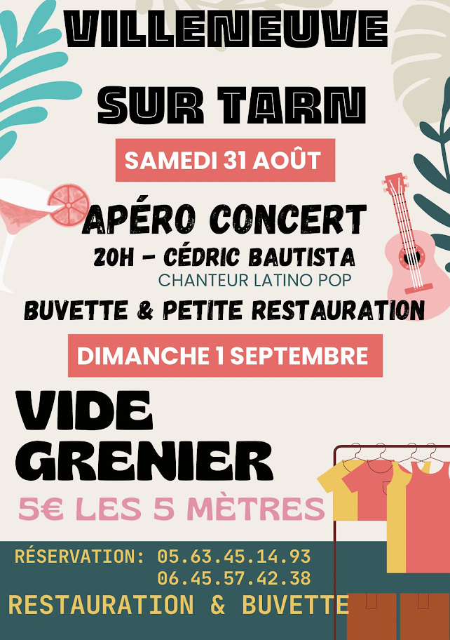 Apéro-concert, à Villeneuve-sur-Tarn