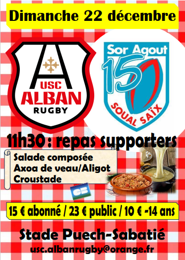 Repas des supporters