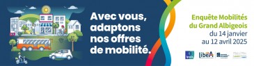 Enquête Mobilité du Grand Albigeois : Et vous, comment vous déplacez-vous ?